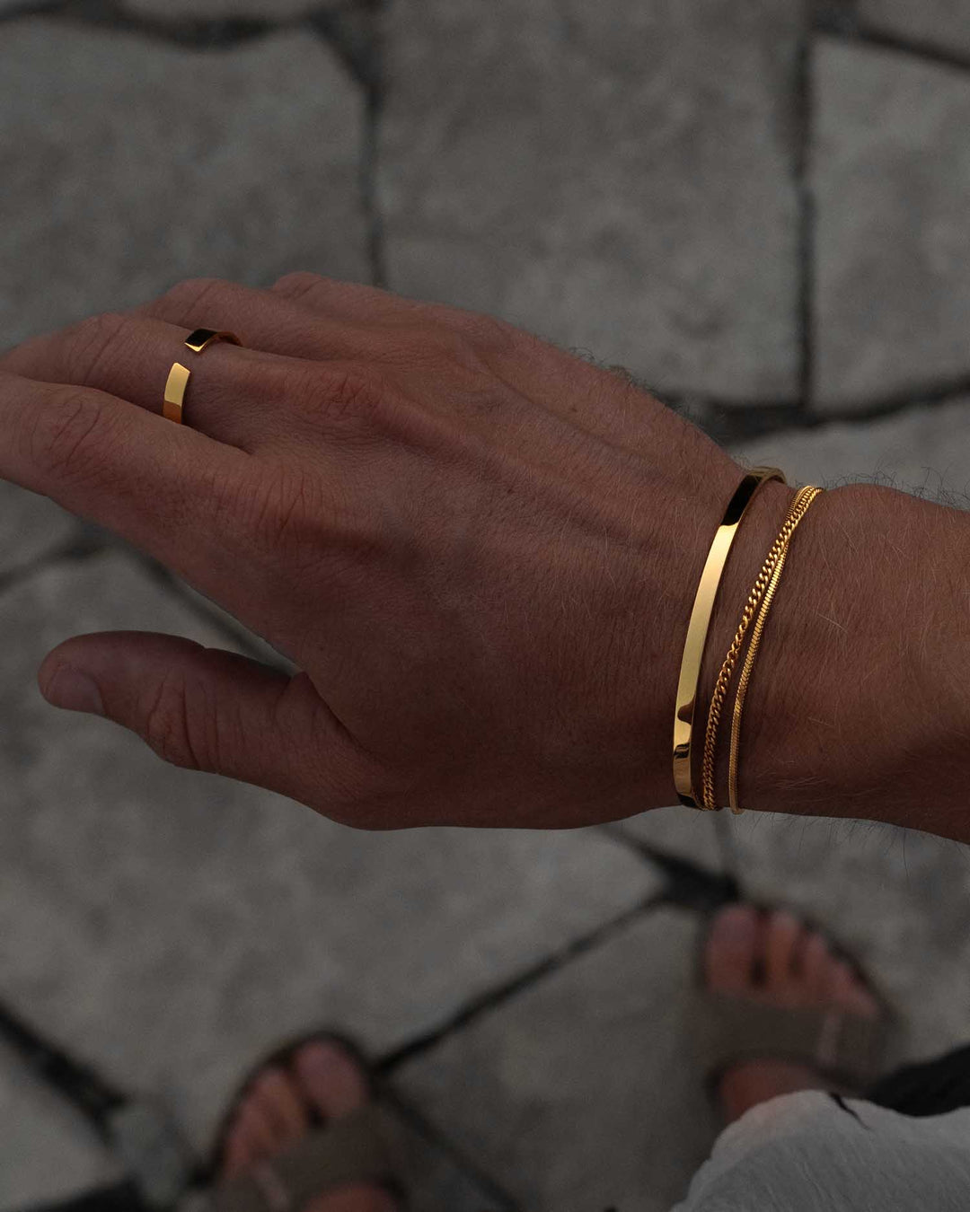 Kit Minimal Anel + Bracelete